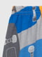 Піжама бавовняна синя з принтом | 6819257 | фото 7