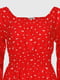Сукня червона з принтом | 6819271 | фото 2