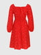 Сукня червона з принтом | 6819271 | фото 3