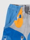 Піжама бавовняна синя з принтом | 6819277 | фото 7