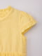 Сукня пліссована жовта з бавовни | 6819352 | фото 3