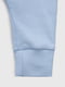 Блакитні штани-повзунки з малюнком  | 6819360 | фото 3