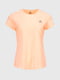Спортивна футболка коралового кольору з логотипом бренду | 6819473 | фото 7