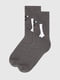 Шкарпетки бавовняні довгі з принтом | 6819510 | фото 7