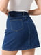 Коротка джинсова спідниця синя | 6819516 | фото 2