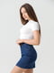 Коротка джинсова спідниця синя | 6819516 | фото 3
