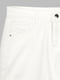 Короткі джинсові шорти білого кольору з підворотом | 6819535 | фото 9