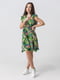 Сукня зелена з принтом | 6819538 | фото 2