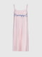 Нічна сорочка бавовняна рожева з принтом | 6819548 | фото 9