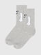 Шкарпетки бавовняні довгі з принтом | 6819551 | фото 7