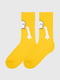 Шкарпетки бавовняні довгі з принтом | 6819552 | фото 7