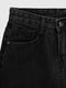 Короткі джинсові шорти темно-сірого кольору з підворотом | 6819558 | фото 8