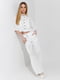 Костюм білий: укорочена сорочка та штани | 6819570 | фото 4