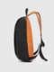 Рюкзак чорний з помаранчевими ручками | 6819610 | фото 3