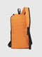 Рюкзак чорний з помаранчевими ручками | 6819610 | фото 5
