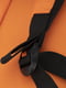 Рюкзак чорний з помаранчевими ручками | 6819610 | фото 7
