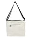 Белая сумка-планшет на широком ремешке | 6820371 | фото 2