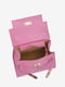Розовая кожаная сумка через плечо | 6820387 | фото 4