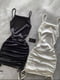 Чорна сукня-міні з відкритою спиною та кулісами з боків | 6820503 | фото 5