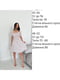 Біла сукня А-силуету в квітковий принт з відкритими плечима | 6820543 | фото 8