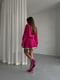 Рожевий вельветовий костюм: укорочений жакет та вільна міні-спідниця | 6821149 | фото 9