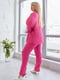 Класичний рожевий костюм-двійка: жакет та штани | 6821162 | фото 4