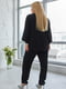 Класичний чорний костюм-двійка: жакет та штани | 6821164 | фото 4