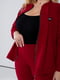 Бордовий костюм з лампасами: кофта та штани | 6821165 | фото 6