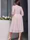 Рожево-лілова сукня-міді з блискітками | 6821189 | фото 4