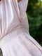 Блискуча пудрова сукня з трикотажною підкладкою | 6821194 | фото 6
