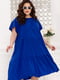 Вільна синя сукня з рукавами-крильцями | 6821298 | фото 2