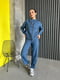 Синый трикотажний костюм: толстовка та джогери | 6821397 | фото 8