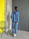 Синый трикотажний костюм: толстовка та джогери | 6821397 | фото 9