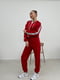 Червоний костюм з лампасами: толстовка та джогери | 6821409 | фото 7