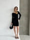 Чорна сукня з відкритою спиною на шнурівці | 6821439 | фото 3