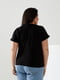 Базова чорна бавовняна футболка | 6821471 | фото 4