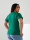 Базова зелена футболка з принтом | 6821473 | фото 3