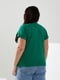 Базова зелена футболка з принтом Love | 6821489 | фото 5