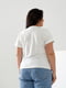 Базова футболка молочного кольору з принтом Intense Feelings | 6821498 | фото 5