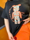 Чорно-помаранчевий костюм: футболка з принтом та джогери | 6821545 | фото 5