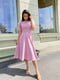 Сукня пудрового кольору з об'ємними рукавами | 6506195 | фото 5