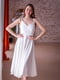 Платье А-силуэта белое | 6506295 | фото 3