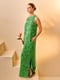Сукня зелена в принт | 6506310 | фото 4