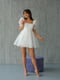 Сукня біла з квадратним вирізом | 6506368 | фото 2