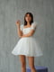 Платье белое с квадратным вырезом | 6506368 | фото 3