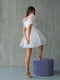 Платье белое с квадратным вырезом | 6506368 | фото 5