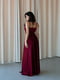 Шелковое платье бордового цвета | 6506392 | фото 4