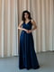 Шелковое платье синего цвета | 6506407 | фото 6