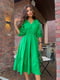 Бавовняна зелена сукня | 6821577 | фото 6