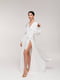Длинное шелковое белое платье | 6821591 | фото 4